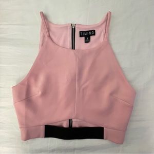 Timing Blush Crop Top